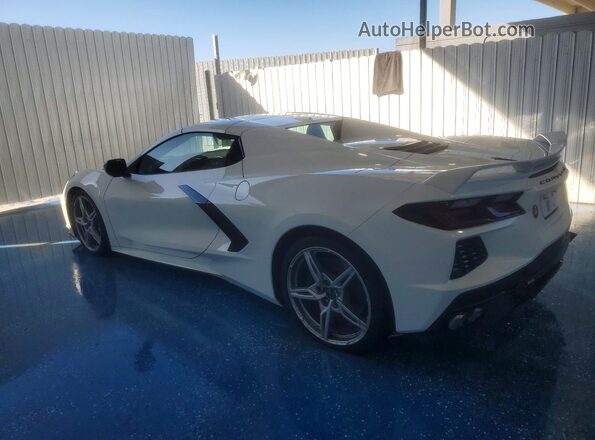1G1YB3D43M5113955 2021 CHEVROLET CORVETTE White Tył lewy