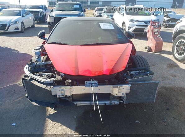 1G1YB3D49M5118075 2021 CHEVROLET CORVETTE Red Սարքավորումների վահանակի տեսք