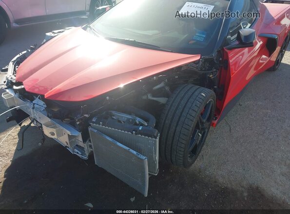 1G1YB3D49M5118075 2021 CHEVROLET CORVETTE Red Դիմացի տեսք