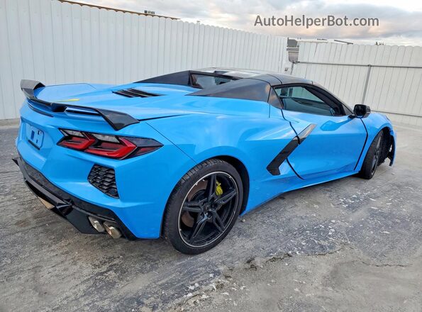 1G1YC3D42M5115984 2021 CHEVROLET CORVETTE Blue Հետևի աջ