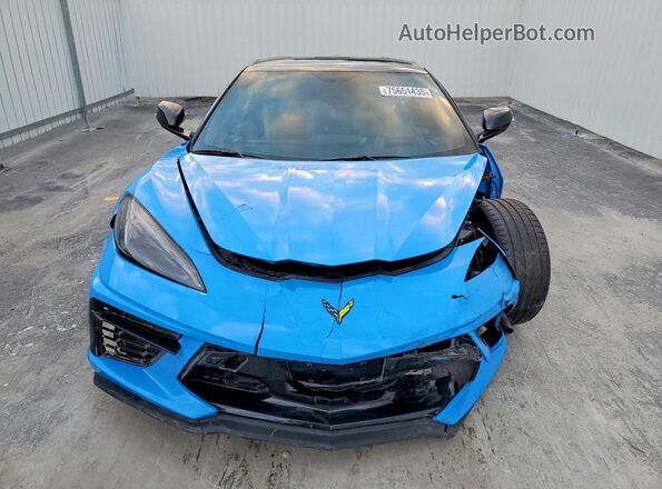 1G1YC3D42M5115984 2021 CHEVROLET CORVETTE Blue Դիմացի տեսք