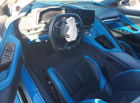 1G1YC3D42M5115984 2021 CHEVROLET CORVETTE Blue Առջևի վահանակի տեսք