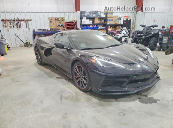 1G1YC3D46P5503045 2023 CHEVROLET CORVETTE Черный Передняя правая четверть