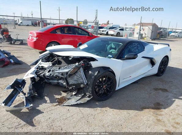 1G1YC3D49P5111340 2023 CHEVROLET CORVETTE White წინა მარცხენა ხედი სამი მეოთხედიდან