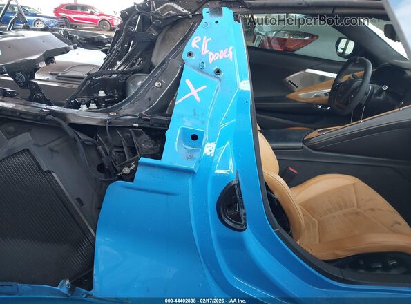 1G1YC3D4XP5134836 2023 CHEVROLET CORVETTE Blue Widok naklejki z numerem VIN