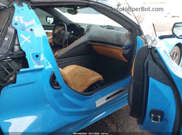 1G1YC3D4XP5134836 2023 CHEVROLET CORVETTE Blue Widok wnętrza z przodu