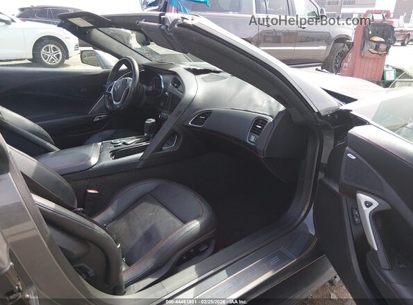 1G1YM2D73G5111075 2016 CHEVROLET CORVETTE Gray Вид салону спереду