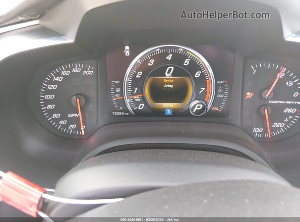 1G1YM2D73G5111075 2016 CHEVROLET CORVETTE Gray Вид задніх сидінь