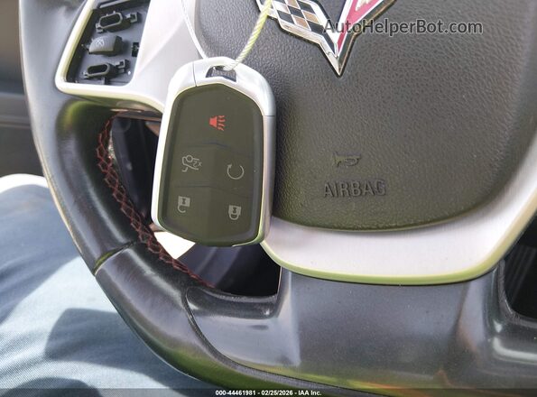 1G1YM2D73G5111075 2016 CHEVROLET CORVETTE Gray Вид панелі приладів