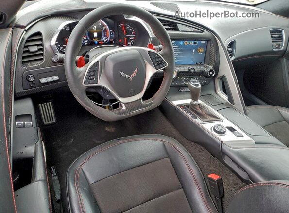 1G1YM2D79H5118078 2017 CHEVROLET CORVETTE Silver Vista del salpicadero