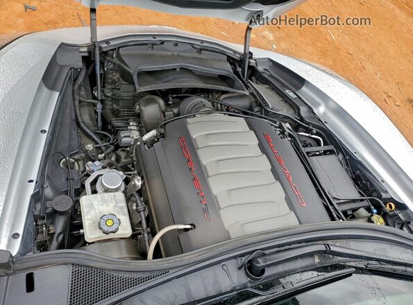 1G1YM2D79H5118078 2017 CHEVROLET CORVETTE Silver Vista interior trasera