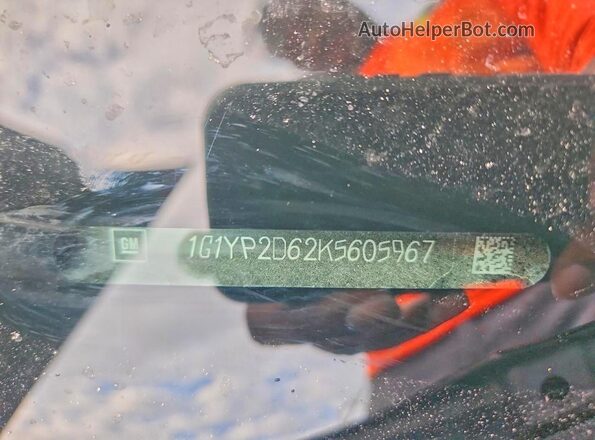 1G1YP2D62K5605967 2019 CHEVROLET CORVETTE Black 