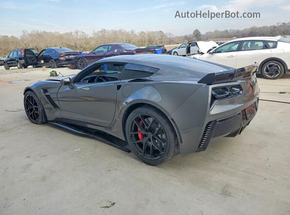 1G1YR2D63G5607499 2016 CHEVROLET CORVETTE Gray Tył lewy