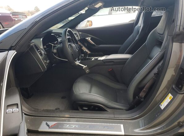 1G1YR2D63G5607499 2016 CHEVROLET CORVETTE Gray Widok wnętrza z przodu