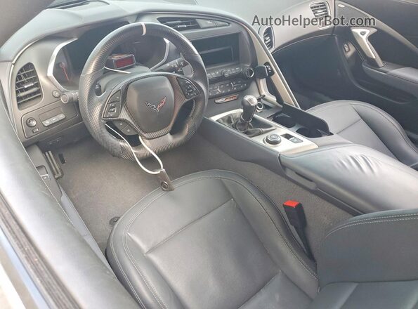 1G1YR2D63G5607499 2016 CHEVROLET CORVETTE Gray Widok deski rozdzielczej
