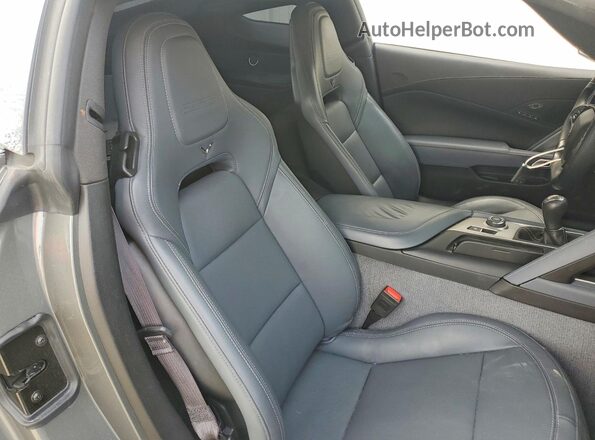 1G1YR2D63G5607499 2016 CHEVROLET CORVETTE Gray Widok tylnych siedzeń