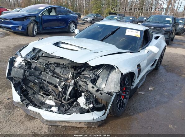 1G1YS2D60K5601785 2019 CHEVROLET CORVETTE Light Blue 