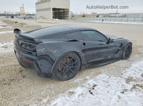 1G1YY2D78J5101038 2018 CHEVROLET CORVETTE Black Задня права чверть