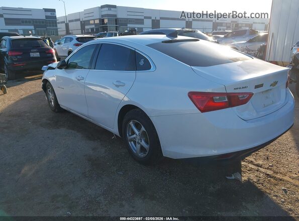 1G1ZB5ST5JF242053 2018 CHEVROLET MALIBU White Tył lewy