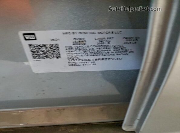 1G1ZC5ST5RF225519 2024 CHEVROLET MALIBU Gray VIN კოდის სტიკერის ხედი