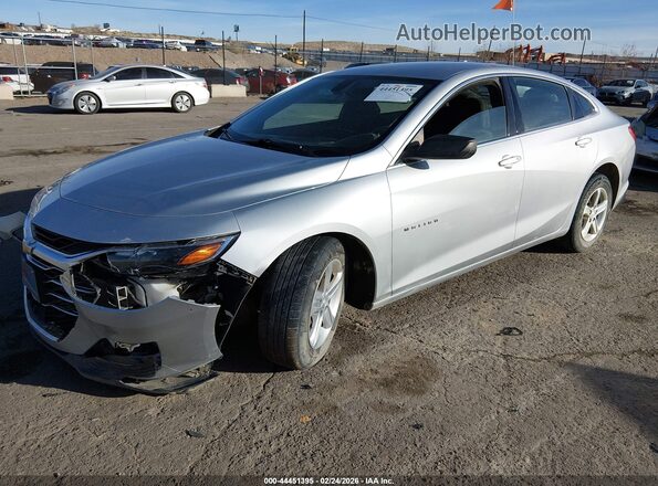 1G1ZC5ST9LF000835 2020 CHEVROLET MALIBU Серебряный Передняя левая четверть