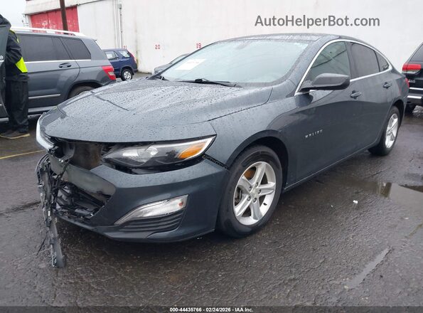 1G1ZC5ST9MF031648 2021 CHEVROLET MALIBU Gray Առջևի ձախ երեք քառորդ տեսարան