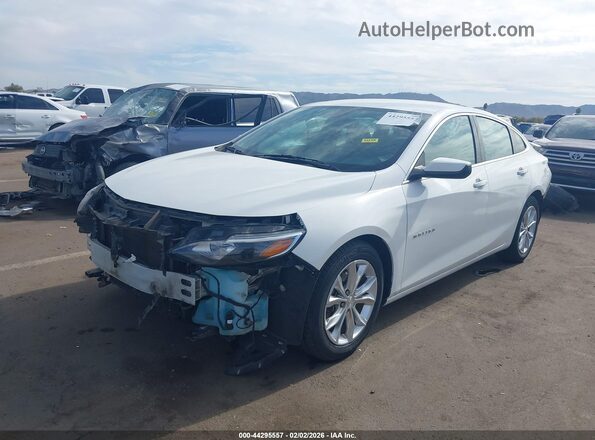 1G1ZD5ST0LF033803 2020 CHEVROLET MALIBU White Առջևի ձախ երեք քառորդ տեսարան