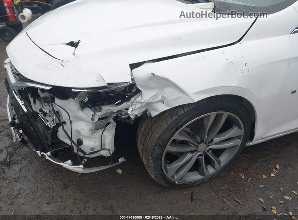 1G1ZD5ST0MF056418 2021 CHEVROLET MALIBU Белый Вид спереди
