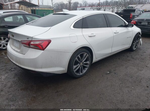 1G1ZD5ST0MF056418 2021 CHEVROLET MALIBU Белый Задняя правая четверть