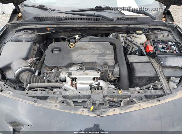 1G1ZD5ST2MF067470 2021 CHEVROLET MALIBU Black Widok z tyłu