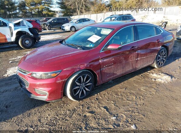 1G1ZD5ST3JF208221 2018 CHEVROLET MALIBU Burgundy Przód lewy