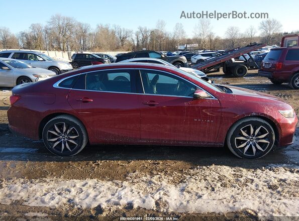 1G1ZD5ST3JF208221 2018 CHEVROLET MALIBU Burgundy Widok zestawu wskaźników