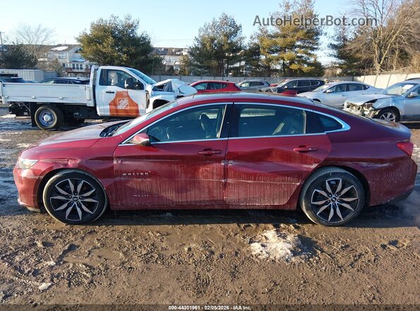 1G1ZD5ST3JF208221 2018 CHEVROLET MALIBU Burgundy Widok wnętrza z tyłu