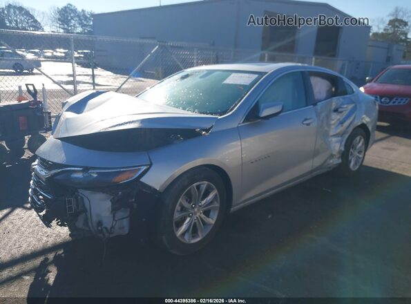1G1ZD5ST3NF159365 2022 CHEVROLET MALIBU Silver Առջևի ձախ երեք քառորդ տեսարան