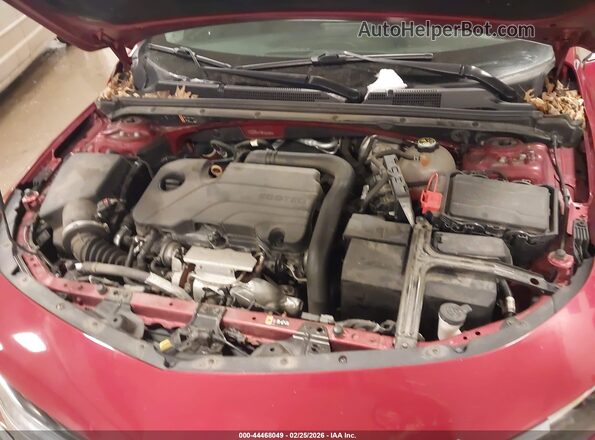 1G1ZD5ST4MF057880 2021 CHEVROLET MALIBU Red Widok z tyłu