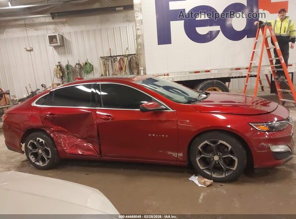 1G1ZD5ST4MF057880 2021 CHEVROLET MALIBU Red Widok wnętrza z tyłu