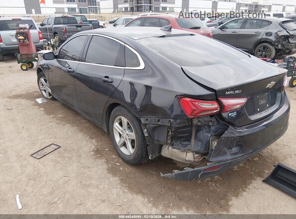 1G1ZD5STXNF171433 2022 CHEVROLET MALIBU Black უკანა მარცხენა