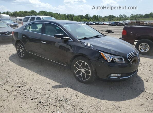 1G4G45G35GF267122 2016 BUICK LACROSSE Black Front right