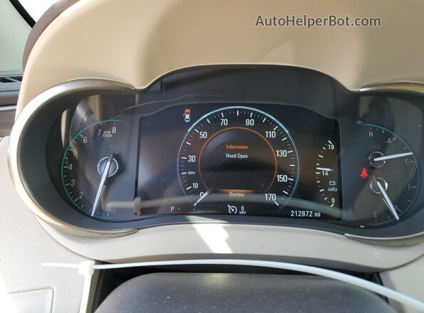 1G4G45G35GF267122 2016 BUICK LACROSSE Black Instrument cluster view