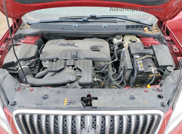 1G4PR5SK8H4103134 2017 BUICK VERANO Red Vista del compartimento del motor