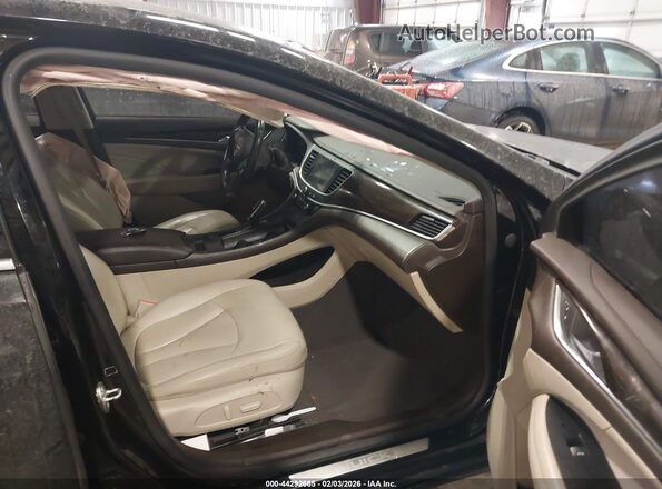 1G4ZN5SS1HU197281 2017 BUICK LACROSSE Black Widok wnętrza z przodu
