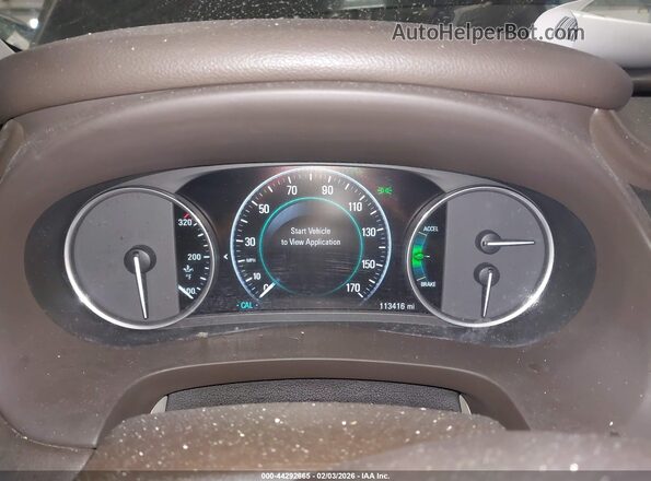1G4ZN5SS1HU197281 2017 BUICK LACROSSE Black Widok tylnych siedzeń