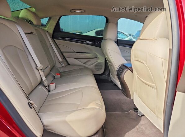 1G4ZP5SS4JU110067 2018 BUICK LACROSSE Red Rear seats view