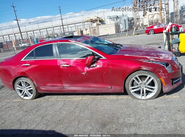 1G6AB5RX8J0133847 2018 CADILLAC ATS Красный Вид задней части салона