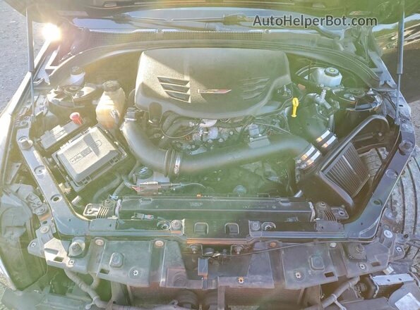 1G6AN5SY7H0197799 2017 CADILLAC ATS-V Black Вид задньої частини салону