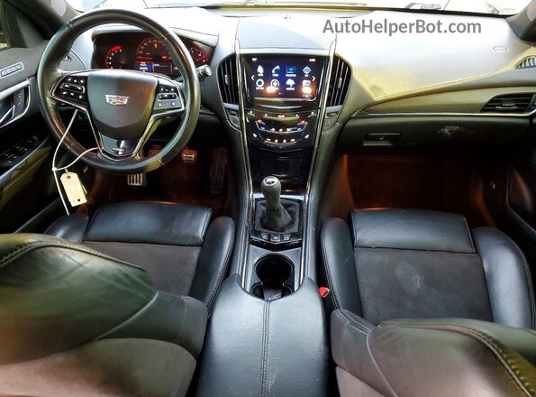 1G6AN5SY7H0197799 2017 CADILLAC ATS-V Black Вид панелі приладів