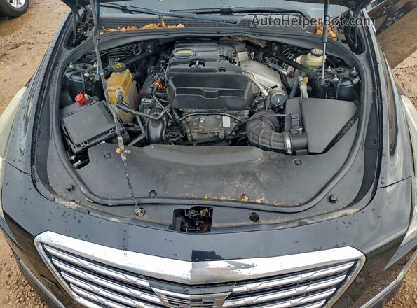 1G6AR5SX2H0111147 2017 CADILLAC CTS Black Widok wnętrza z tyłu