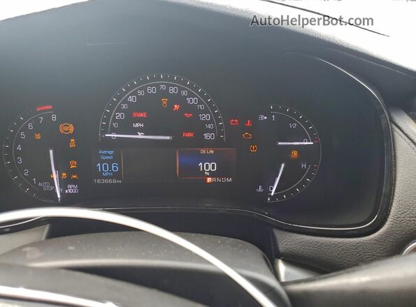 1G6AR5SX2H0111147 2017 CADILLAC CTS Black Widok zestawu wskaźników