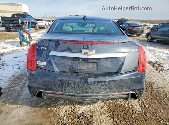 1G6AX5SX1J0159511 2018 CADILLAC CTS Blue Вид ззаду