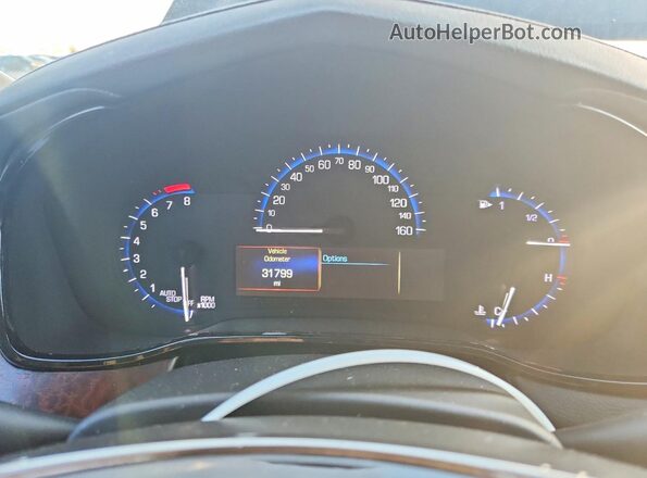 1G6AX5SX2G0122427 2016 CADILLAC CTS Black Instrument cluster view